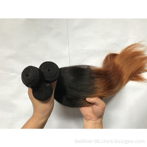 Factory direct sale natural indian remy straight hair weave mongolian malaysian closures T1b30